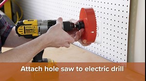6 Inch Hole Saw for Cornhole Boards - Heavy Duty Steel Corn Hole Drilling Cutter