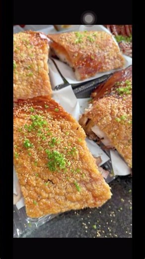 Crispy Roasted Pig | Golden Skin & Juicy Meat Street Food #food