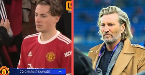 Emotional Robbie Savage Watches Son's Debut From Commentary Booth | Balls.ie