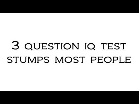 HIGH IQ TEST: 83% Miss At Least 1 Question. Cognitive Reflection Test