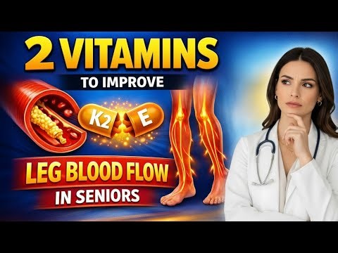 Doctor Explains: These 2 Vitamins That Help Improve Leg Blood Flow in Seniors
