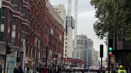 Thousands of far-right protesters gathered in London