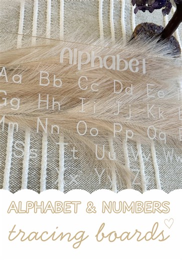 Engaging Alphabet and Numbers Tracing Boards for Kids