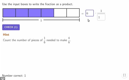 🪐☄️ GEOGEBRA RESOURCE! 🔭💫 Try this FREE GeoGebra Practice resource to show the product of a whole number and a unit fraction with a tape diagram. Check it out! https://www.geogebra.org/m/e7b8ne9k #iteachmath #math #maths #mathematics | GeoGebra