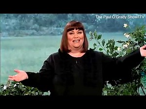 Dawn French recreates her famous Vicar of Dibley puddle plunge