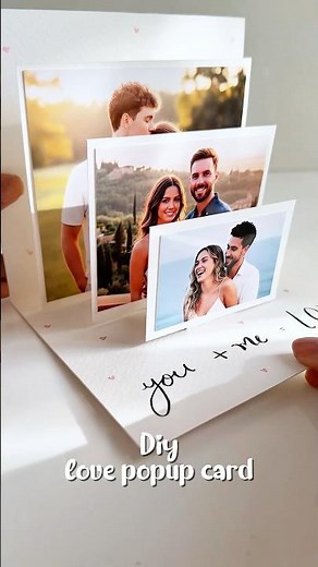 Diy Love popup card #handmadegifts #diygiftideas #creativecrafts #shopsmall #crafttutorial