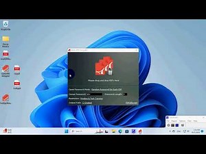 Batch PDF Encryptor - Encrypt PDFs in Bulk and Generate Different Password for each PDF