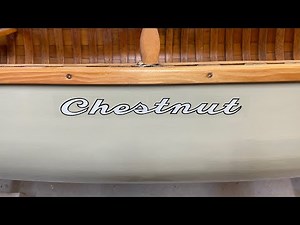 Wood Canvas Canoe Restoration ‘Chestnut Chum’