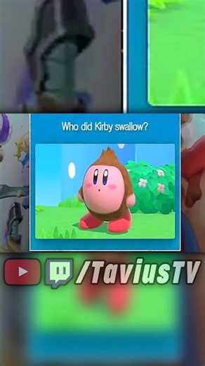 WHO DID KIRBY WHAT??? #SmashBros #taviustv #KIRBY #smashbrosultimate #shorts #wordle