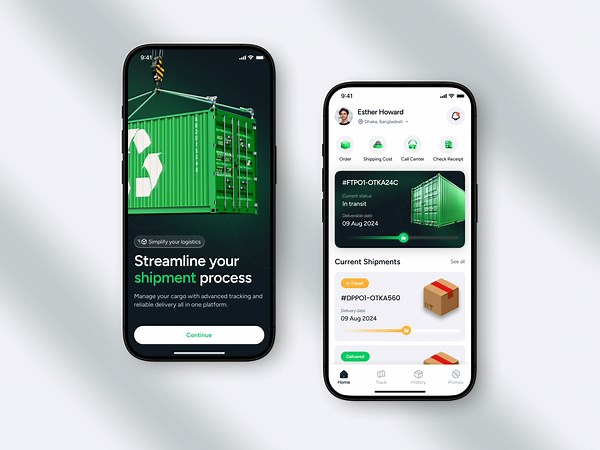 Shipment Tracking Mobile App - Trackit