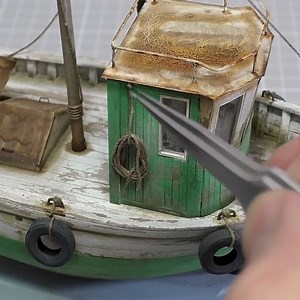 7.7M views · 117K reactions | Build and Paint a Fishing Boat Scale 1 48 | DIY & Crafts | Facebook