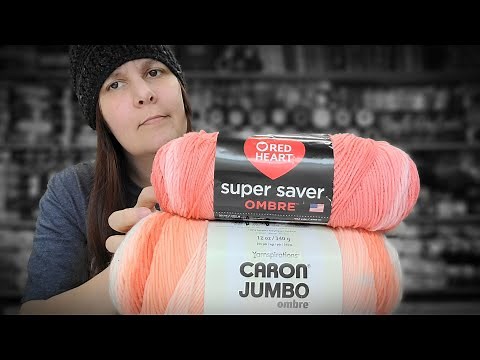 Caron Ombre Vs Red Heart Ombre | Which One do I Prefer | Yarn Comparison Bag O Day Crochet