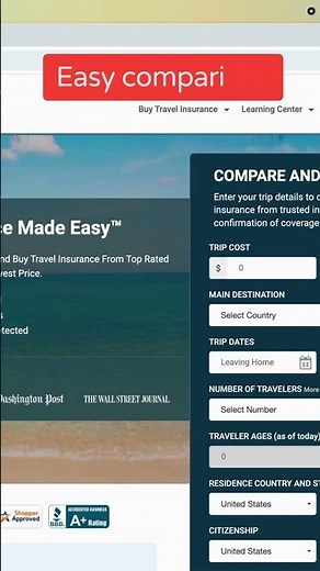 Best Travel Insurance Comparison Tool in 2025 | Compare and Choose Fast #TravelInsurance