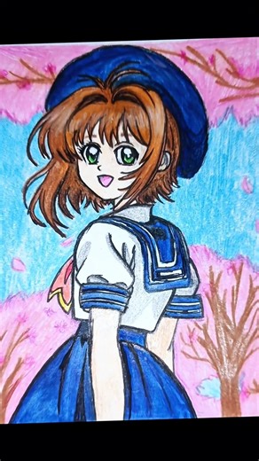 Cardcaptor Sakura 💗 || Anime girl drawing #trend #anime #fyp #music #drawing #trending #cute