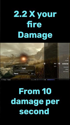 Get 2.2x Fire Damage in Skyrim! 🔥🔥