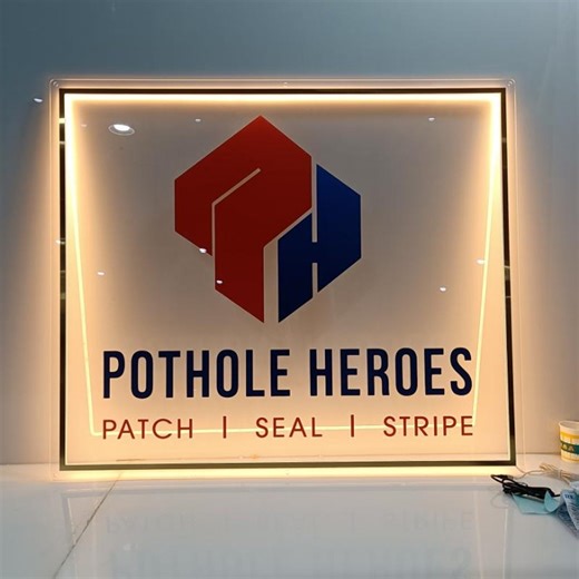 Custom LED Acrylic Sign | Personalized Backlit Logo | Business Neon Sign | Wall Decor for Salon, Bar, Office - Etsy