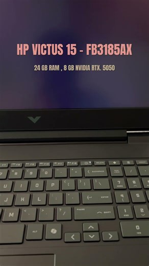 New HP VICTUS 15 : 2026 : May : 15-fb3185ax model : Boot Timing Test : Gaming laptop : RTX 5050 , 24