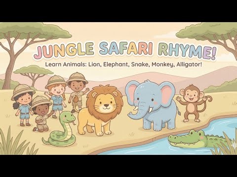The Jungle Animals & More | Exciting Animal Songs & Nursery Rhymes for Children