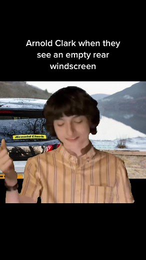 Iconic Arnold Clark Sticker for Your Rear Windscreen