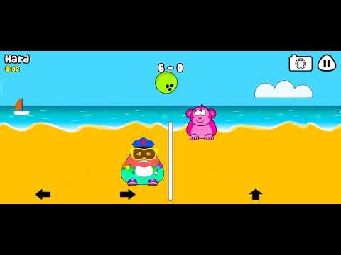 Pou Beach Volley Defeating Pet (Hard) 10-0 ! Must watch!