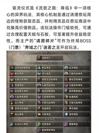 《流放之路2》驱灵仪式玩法攻略 #流放之路2降临 #流放2德鲁伊夯爆了 #流放2新赛季真有意思 #玩法技巧 #攻略教学