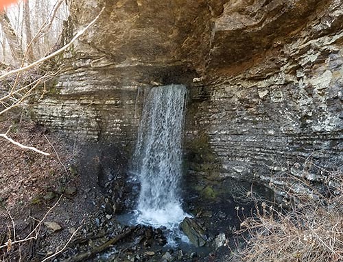 Hike to Big Creek Cave Falls and Wolf Creek Cave Falls - AR Own Backyard
