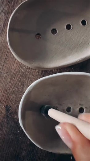 Handmade Ceramic soap dish, minimal pottery soap dispenser , Bathroom decor