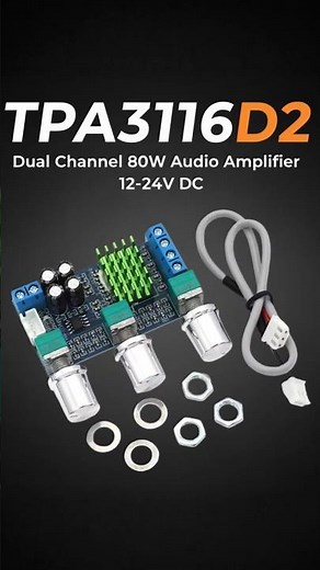 💥 Feel the Power of Pure Sound! 🎶TPA3116D2 Channel 80W Amplifier – Small Size, Massive Sound! 🔊🔥
