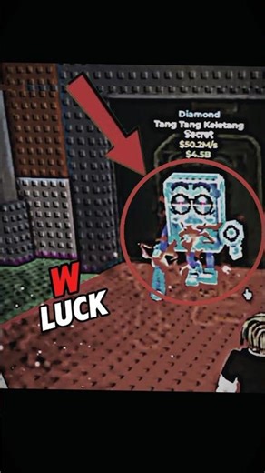 W LUCKY ☠️ || TANG TANG KELETANG || #trollface #aura #edit