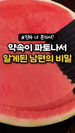 제철수박 맛은 진짜 전설이다...#수박 #씨없는수박 #무등산수박 #맛있는수박