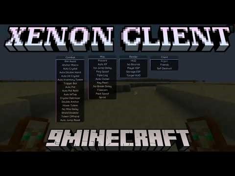 Best Free Minecraft Hack Client | Xenon Client 1.21 - 1.21.1 DOWNLOAD IN DISCORD!!!!