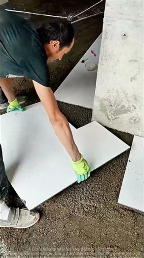 Tile Glue Layer Falls Off When Raising Tile, On-Site Meltdown!