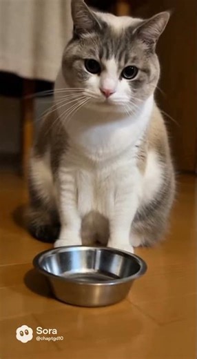 Le chat qui avait faim! The Hungry Cat