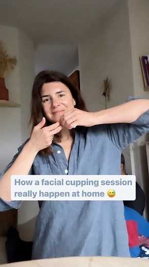 2.2K views · 11 reactions | The reality of my facial cupping sessions unfiltered :) I’m sure I’m not the only one! Have a good weekend everyone ♥️ #thefacialcuppingexpert #facialcupping #facialcuppingonlinecourse | The Facial Cupping Expert | Facebook