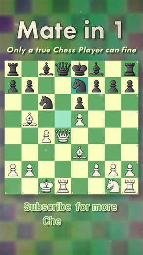 Mate in 1 🤯 | Can You Solve This Chess Puzzle? #21 ♟️ #shorts