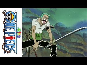 One Piece (4Kids Dub) Zolo saves Vivi