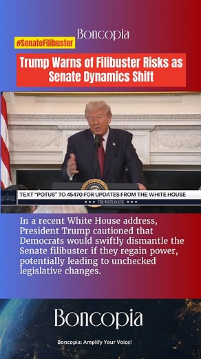 10K views · 167 reactions | Trump Warns of Filibuster Risks as Senate...
