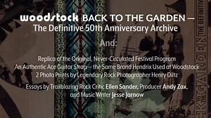 This summer marks the 50th anniversary of Woodstock the defining event of a generation and one of the most iconic moments in popular music history. No one has ever attempted to document the historic festival as it unfolded in real time. Until now. Limited to 1,969 individually numbered copies, WOODSTOCK - BACK TO THE GARDEN: THE DEFINITIVE 50th ANNIVERSARY ARCHIVE features 38 discs, 432-tracks - 267 previously unreleased - a near complete reconstruction of Woodstock clocking in at 36 hours, with