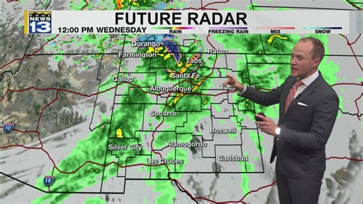 Storm system brings rain, mountain snow, and wind Wednesday