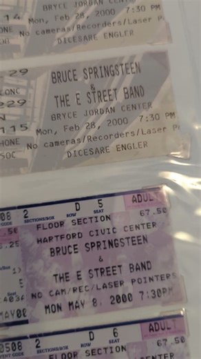 Bruce Springsteen concerts over the years #shorts #concert #livemusic