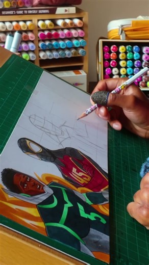 Drawing NBA Nicknames! (PART 3) #short