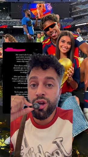 FAKE! El comunicado del “ex” de Inés García es falso, y además no es su ex, es un amigo #inesgarcia #lamineyamal #mundial