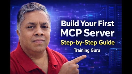Build your first MCP Server (Step by Step Guide) #trending #viralvideo #aivideo #mcp | Gurumurthy Ramamurthy