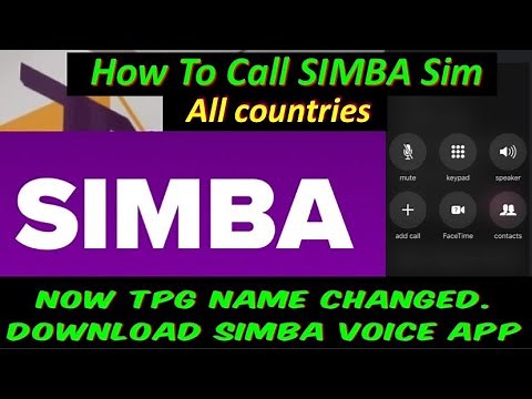 How To Call SIMBA Singapore | How To Call SIMBA Sim Any Other Country | How to call SIMBA