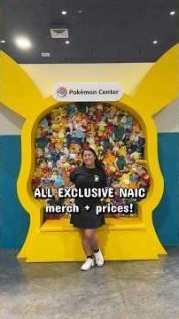 ALL exclusive Pokémon Merch at NAIC 2026! 💞 #pokemonnaic