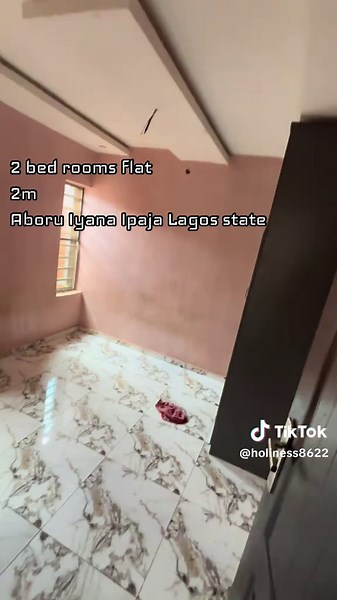 🏡 TO LET – JUST OUT 2 BEDROOM FLAT (MODERN FINISHING) 📍 Location: Secure Estate, Aboru, Iyana Ipaja, Lagos State 💰 Rent: ₦2,000,000 per annum ✨ Key Features: • 🆕 Just Out – Newly Packaged Apartment • 🚫 No Landlord Issues • 🛏️ All Rooms Ensuite • 🍽️ Fitted Kitchen Cabinets • 👕 Fitted Wardrobes • ⚡ Personal Prepaid Meter • 🚿 Water Heater Installed • 🪞 Modern Mirrors • 📶 WiFi Enabled Area • ⚡ Band B Power Supply • 🏡 Located in a Secure Estate • ⬇️ Downstairs Unit 🔥 Premium Comfort in a