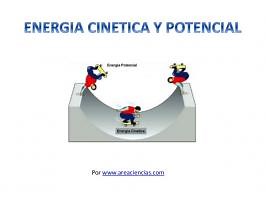 Energía mecánica: Cinética  Potencial