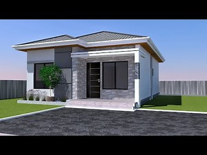Modern 2 Bedroom House Design With Floor Plan