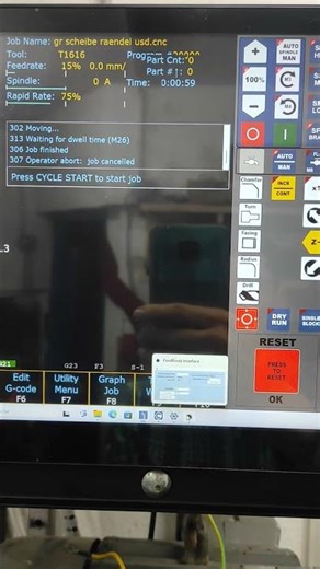 Test Arduino Feed override knob