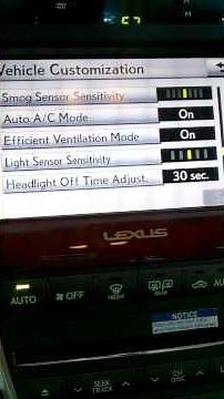 ES350 setup in Navigation System